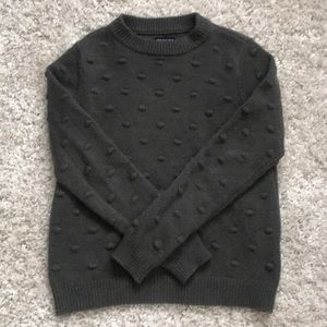 Olive green sweater. Size XS